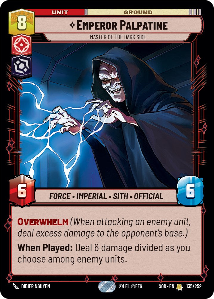 Emperor Palpatine - Master of the Dark Side (135/252) [Spark of Rebellion] | Tabernacle Games