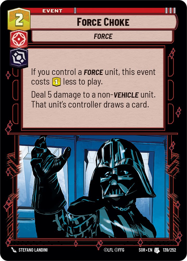 Force Choke (139/252) [Spark of Rebellion] | Tabernacle Games