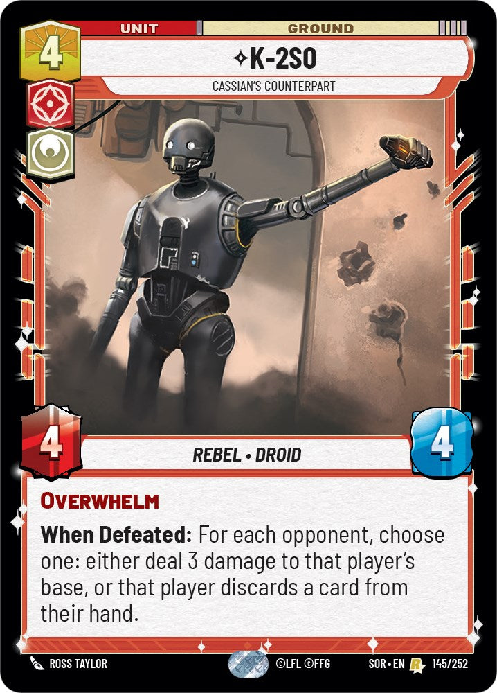 K-2SO - Cassian's Counterpart (145/252) [Spark of Rebellion] | Tabernacle Games