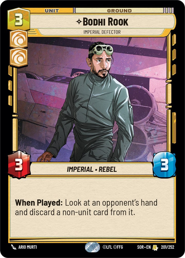 Bodhi Rook - Imperial Defector (201/252) [Spark of Rebellion] | Tabernacle Games