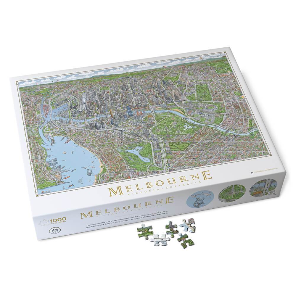 Melbourne 1000pc Jigsaw puzzle | Tabernacle Games