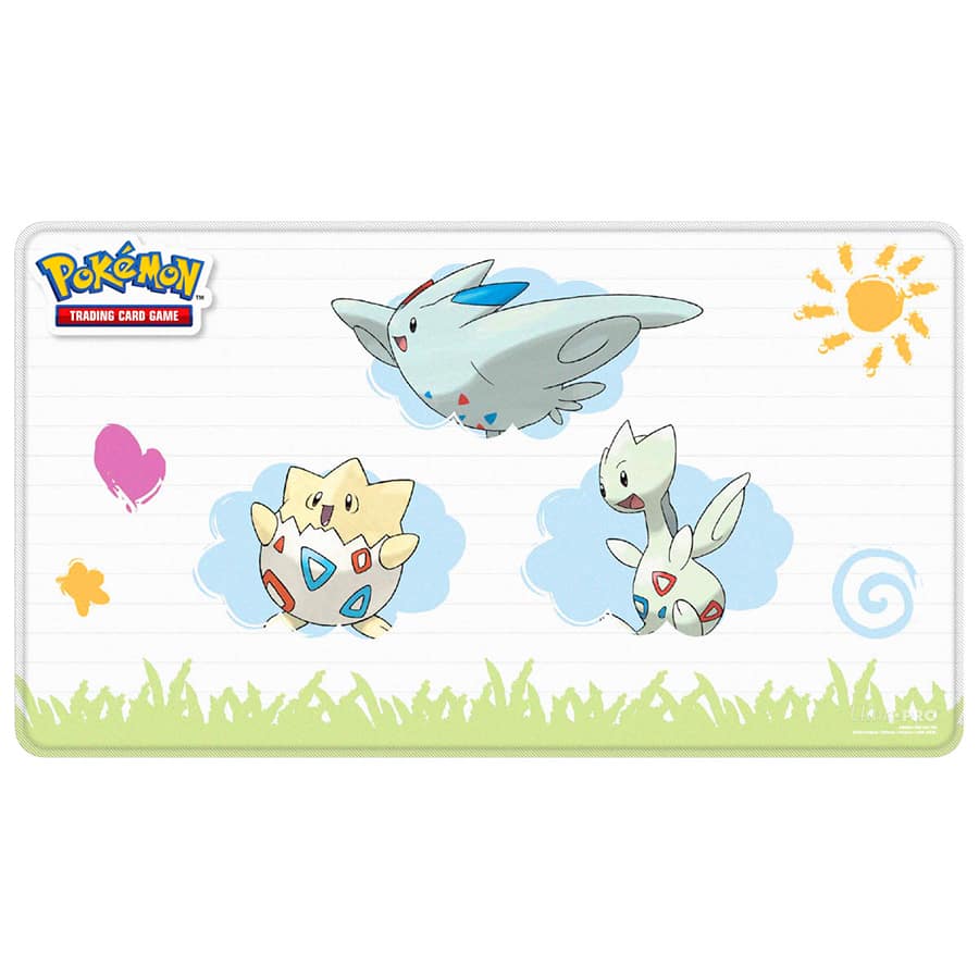 Togepi Evolutions Stitched Playmat for Pokémon | Tabernacle Games