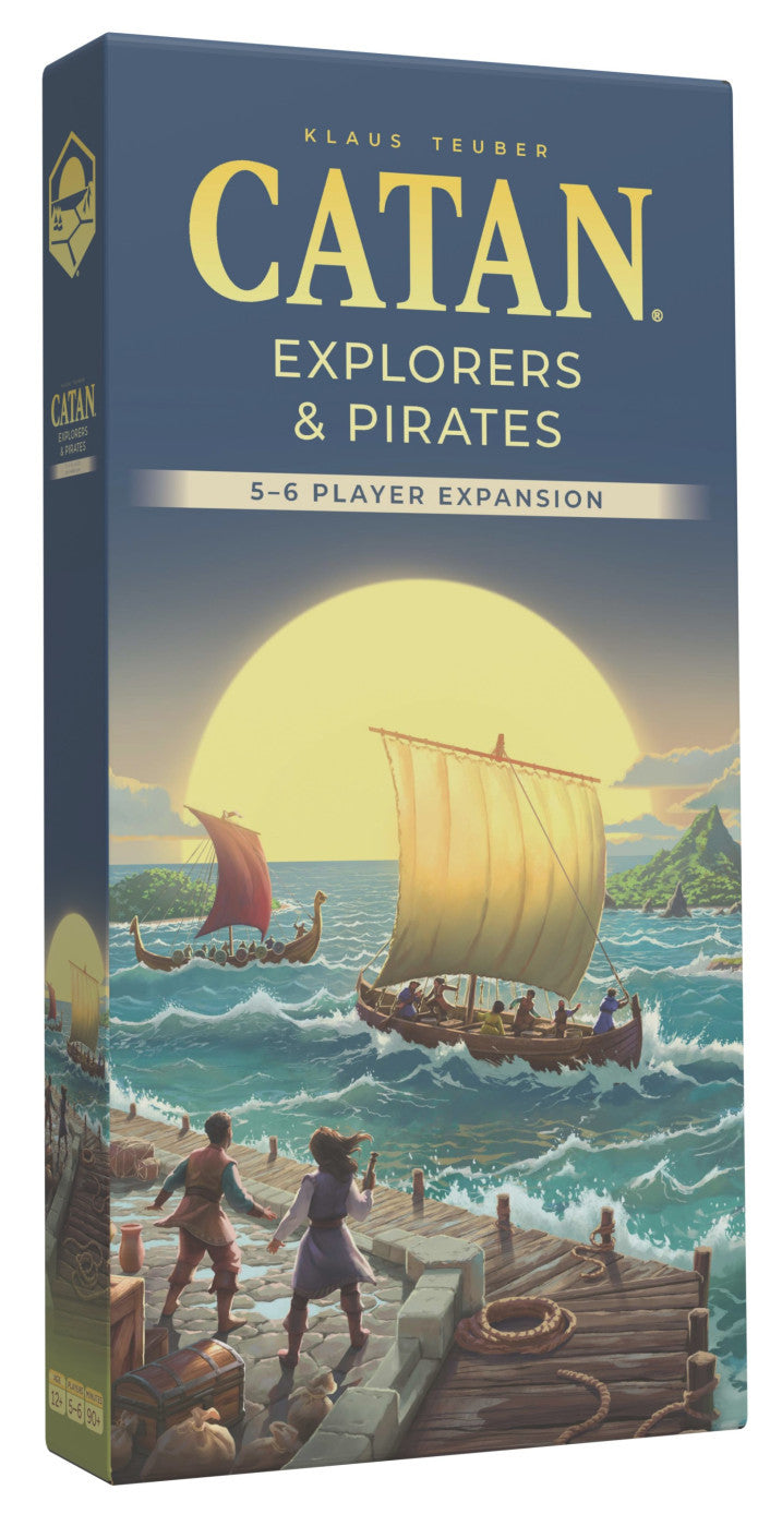 CATAN (6th Edition) - Explorers and Pirates 5-6 Player Expansion | Tabernacle Games