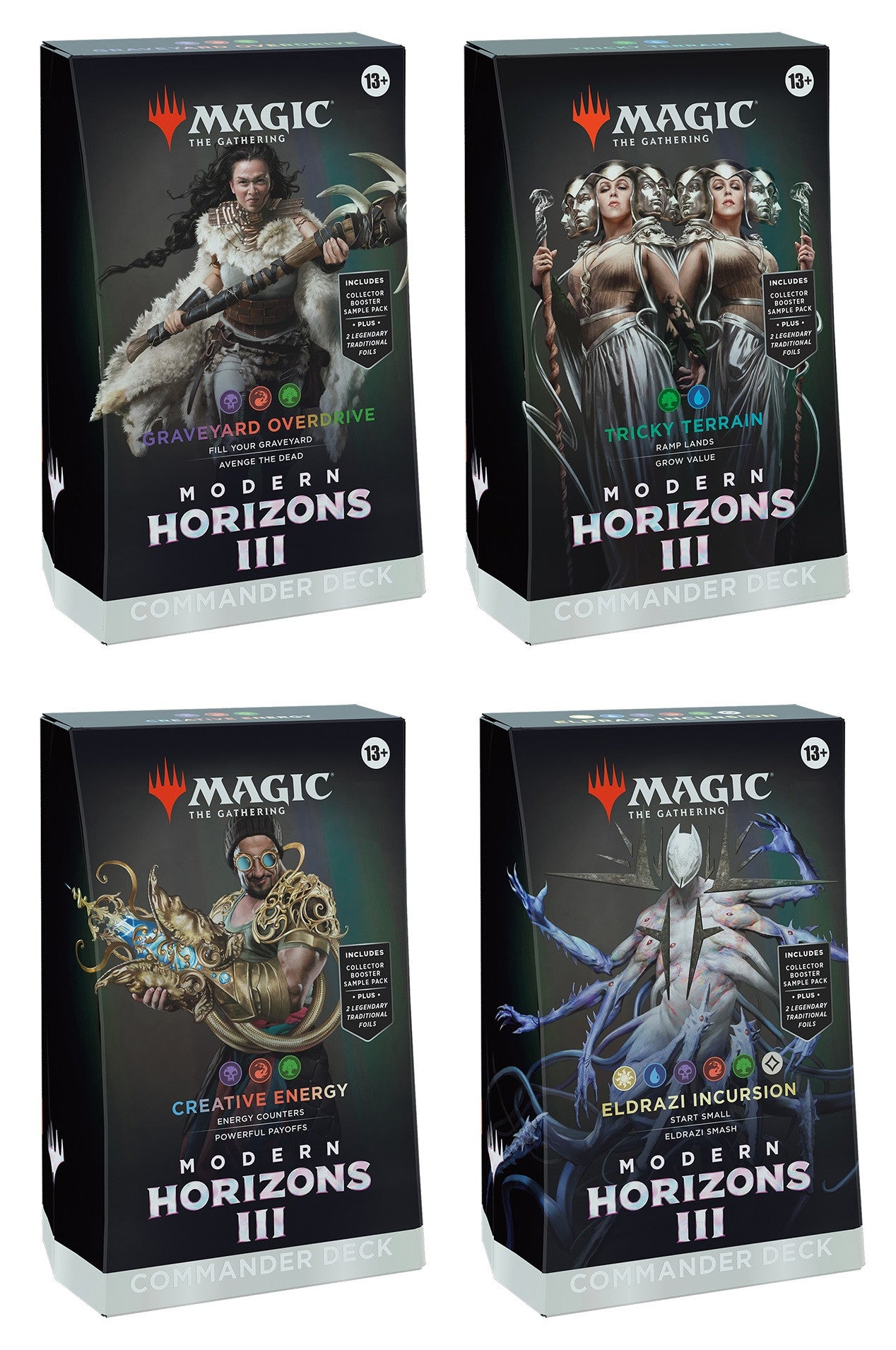 Modern Horizons 3 Commander Decks - Set of 4 [PREORDER JUNE 14] | Tabernacle Games