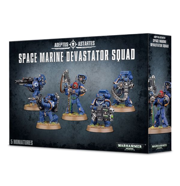 WH40K Adeptus Astartes Space Marine Devastator Squad | Tabernacle Games