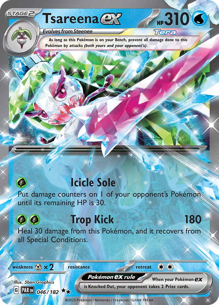 Tsareena ex (046/182) [Scarlet & Violet: Paradox Rift] | Tabernacle Games