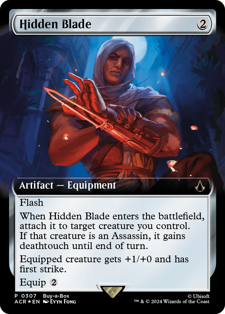 Hidden Blade (Extended Art) [Assassin's Creed Promos] | Tabernacle Games