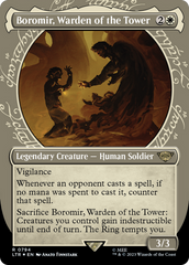 Boromir, Warden of the Tower (Showcase) (Surge Foil) [The Lord of the Rings: Tales of Middle-Earth] | Tabernacle Games