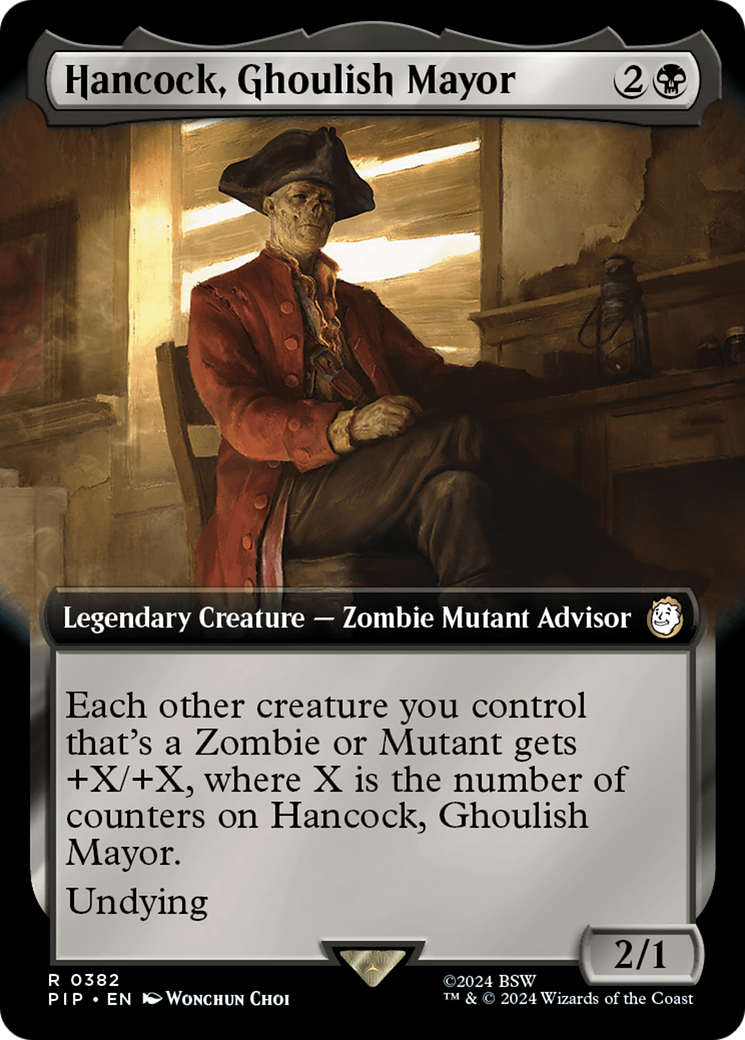 Hancock, Ghoulish Mayor (Extended Art) [Fallout] | Tabernacle Games