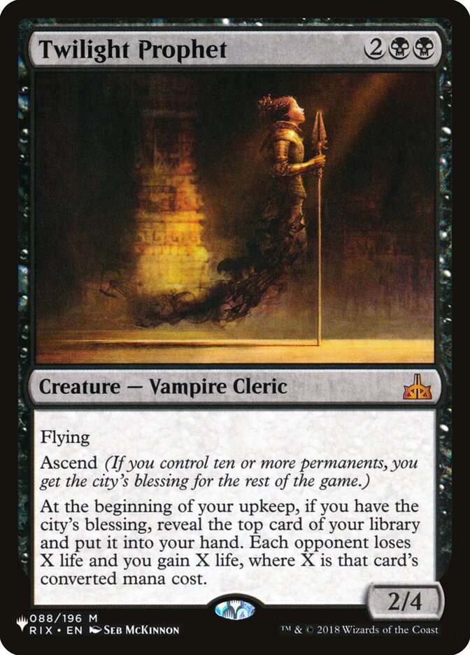 Twilight Prophet [The List] | Tabernacle Games
