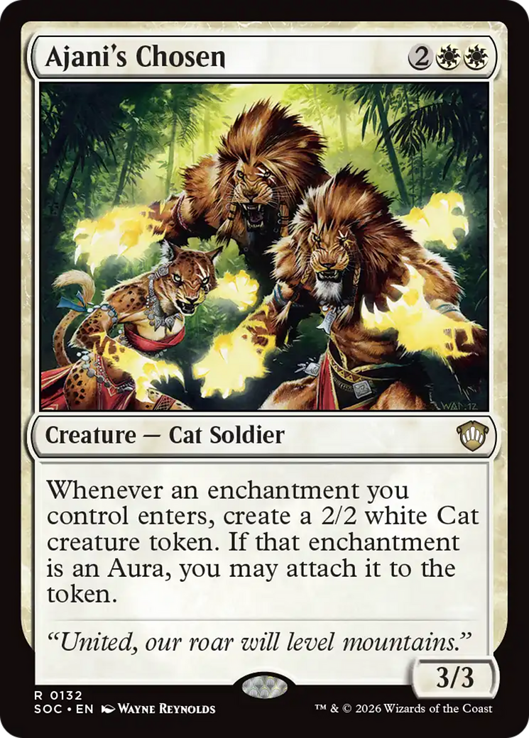 Ajani's Chosen [Secrets of Strixhaven Commander] | Tabernacle Games