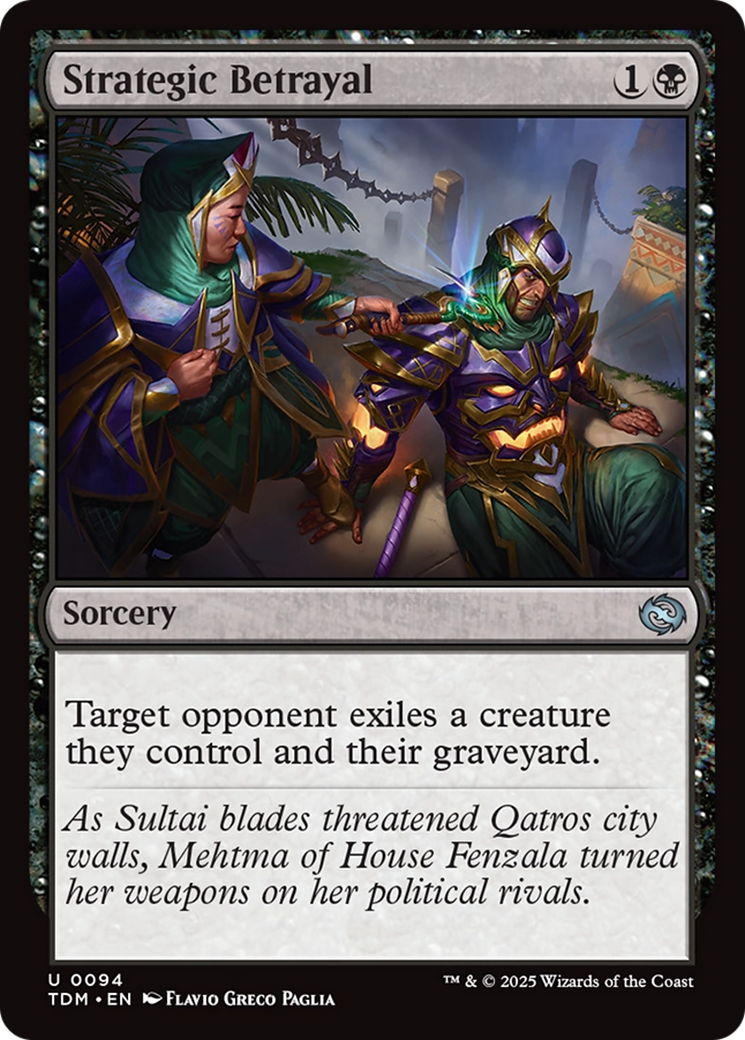 Strategic Betrayal [Tarkir: Dragonstorm] | Tabernacle Games