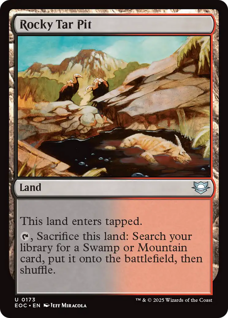 Rocky Tar Pit [Edge of Eternities Commander] | Tabernacle Games