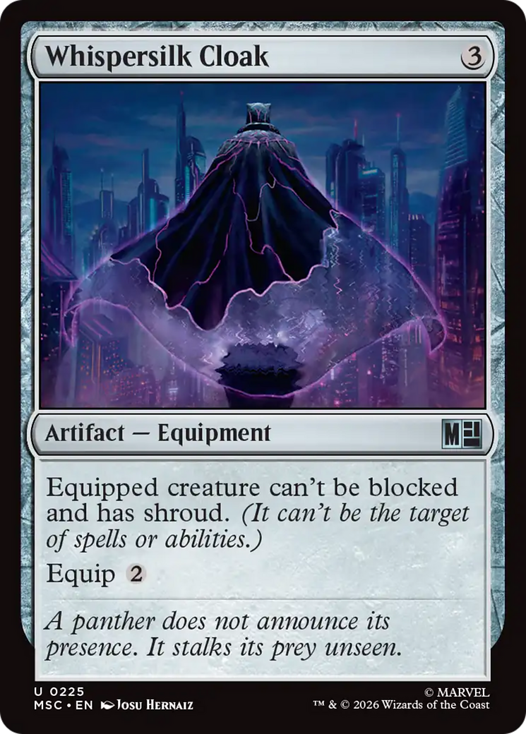 Whispersilk Cloak [Marvel Super Heroes Commander] | Tabernacle Games