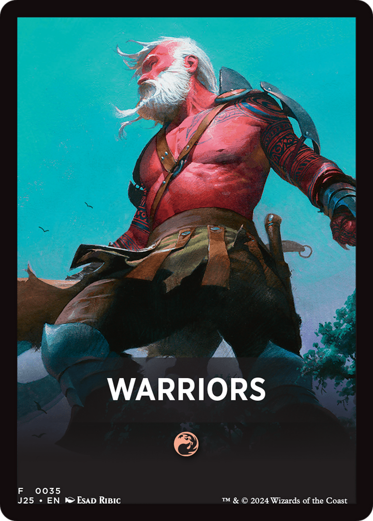 Warriors Theme Card [Foundations Jumpstart Front Cards] | Tabernacle Games