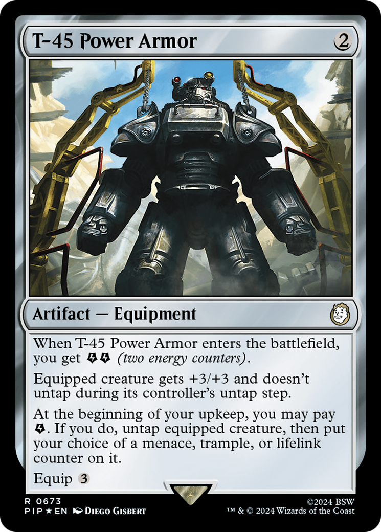 T-45 Power Armor (Surge Foil) [Fallout] | Tabernacle Games