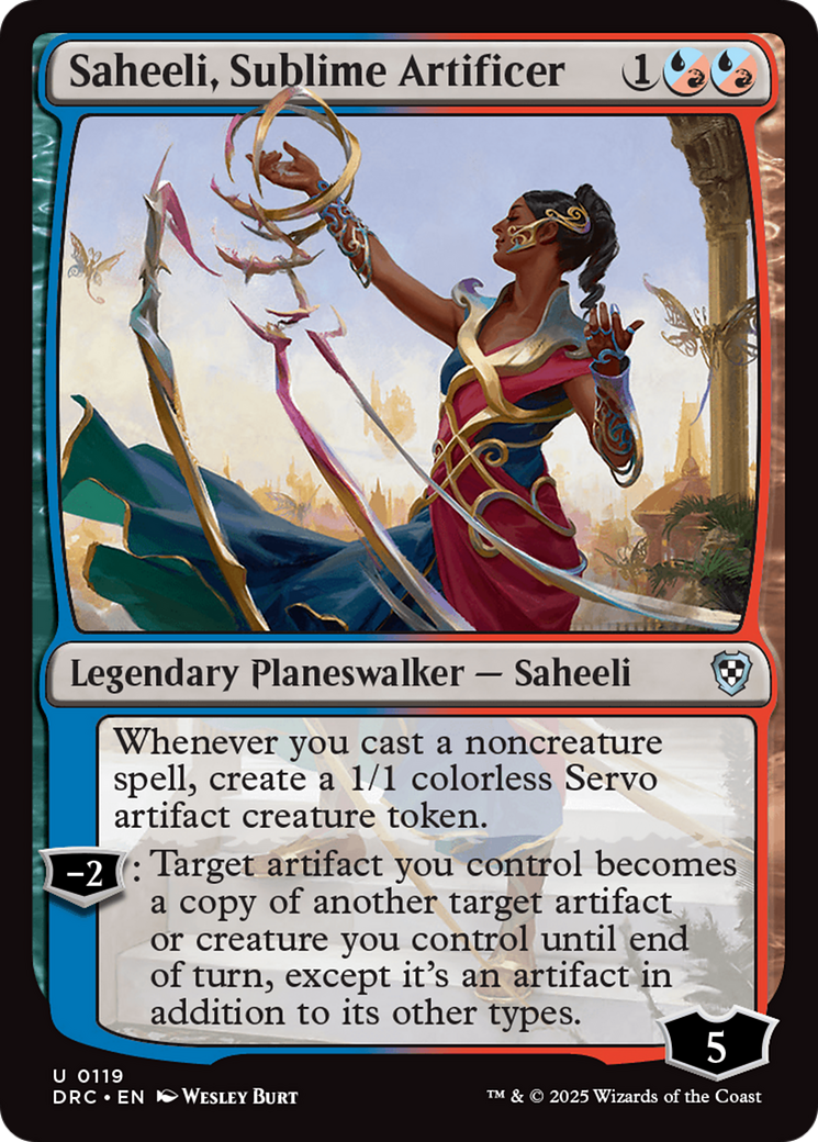 Saheeli, Sublime Artificer [Aetherdrift Commander] | Tabernacle Games