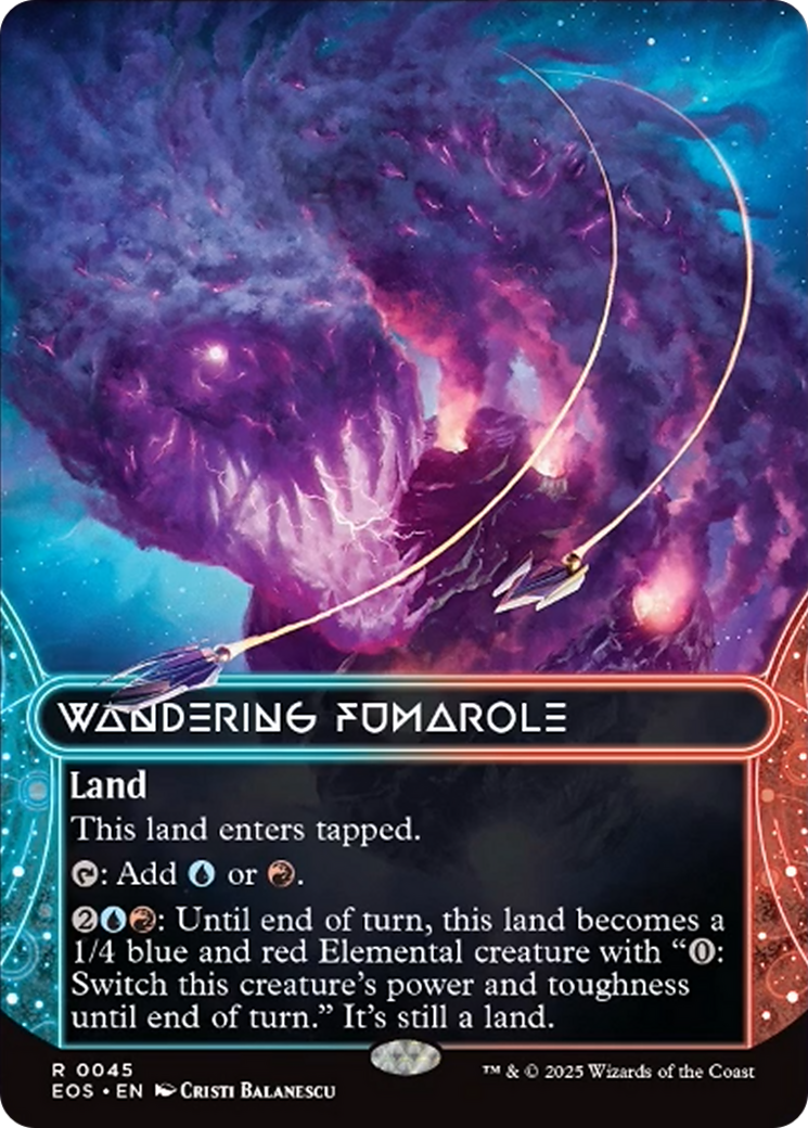 Wandering Fumarole (0045) (Borderless) [Edge of Eternities: Stellar Sights] | Tabernacle Games