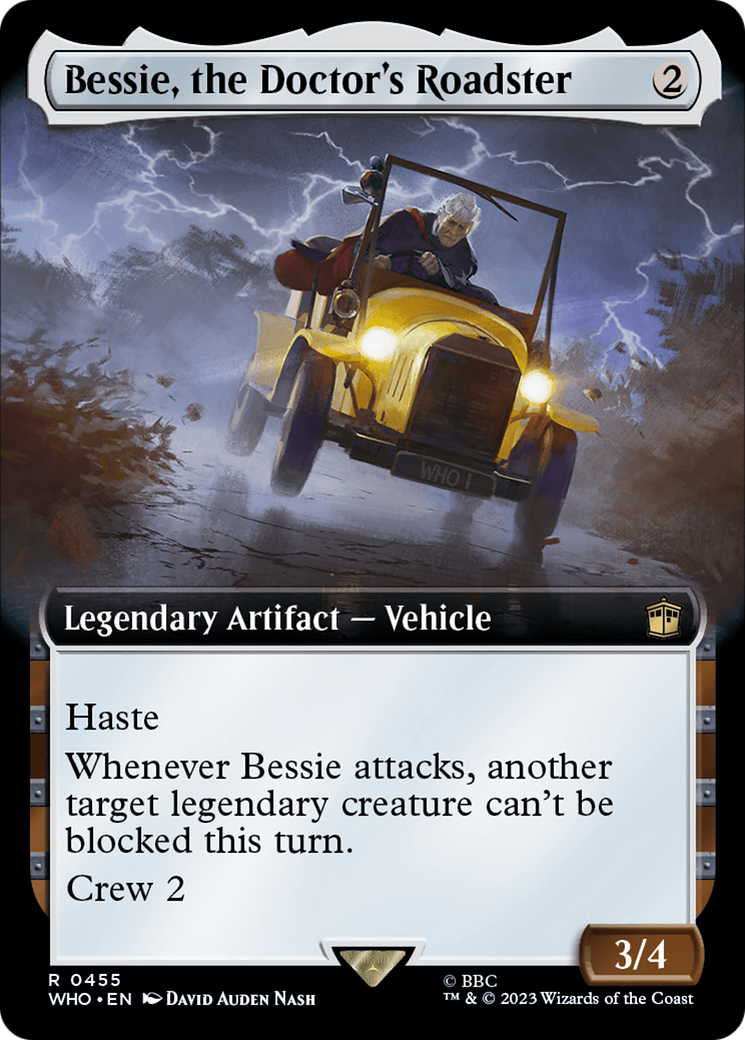 Bessie, the Doctor's Roadster (Extended Art) [Doctor Who] | Tabernacle Games