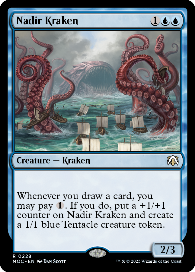 Nadir Kraken [March of the Machine Commander] | Tabernacle Games