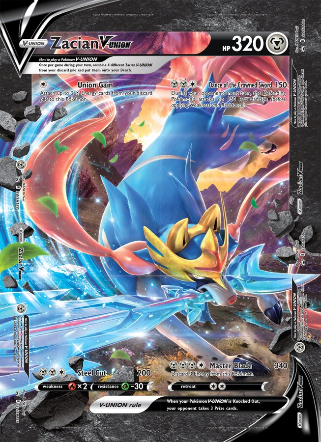 Zacian V-Union (Jumbo Card) [Sword & Shield: Black Star Promos] | Tabernacle Games