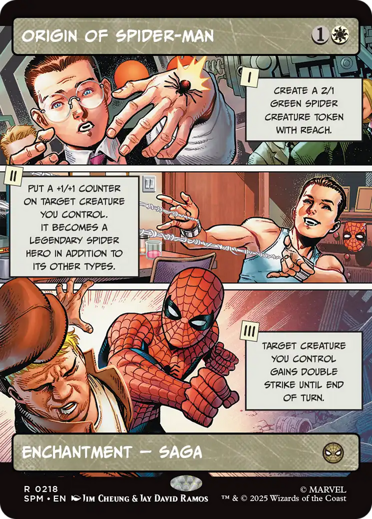 Origin of Spider-Man (Borderless) [Marvel's Spider-Man] | Tabernacle Games