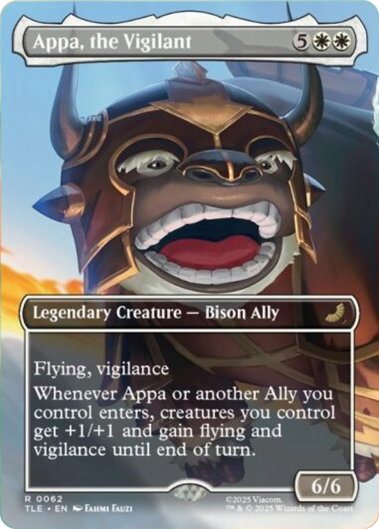 Appa, the Vigilant (Borderless) [Avatar: The Last Airbender: Eternal-Legal] | Tabernacle Games