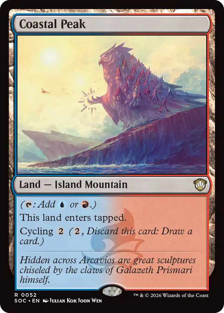 Coastal Peak [Secrets of Strixhaven Commander] | Tabernacle Games