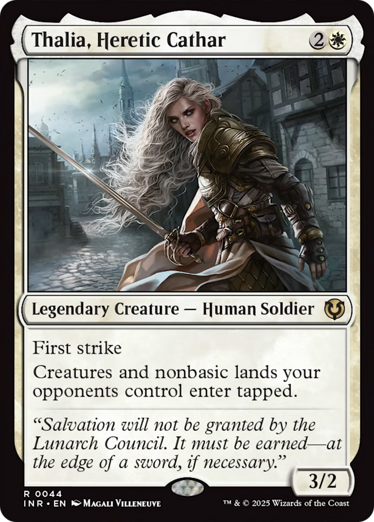 Thalia, Heretic Cathar [Innistrad Remastered] | Tabernacle Games