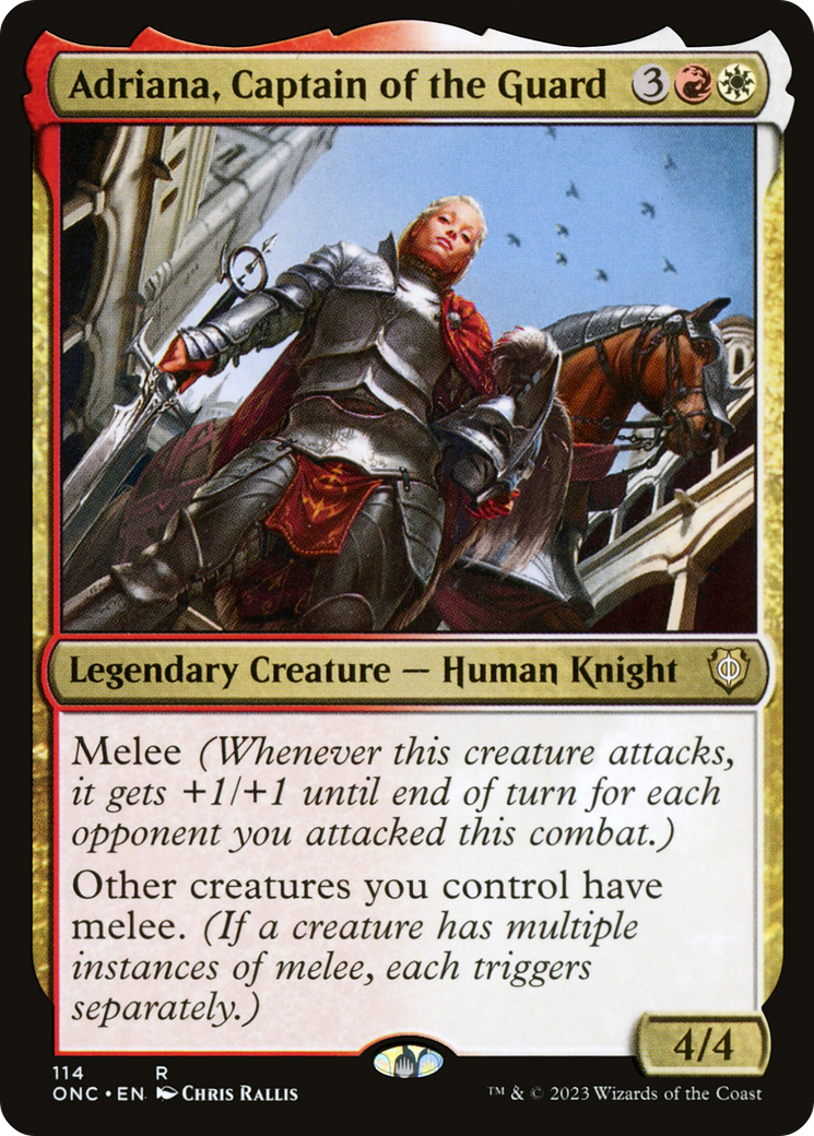 Adriana, Captain of the Guard [Phyrexia: All Will Be One Commander] | Tabernacle Games