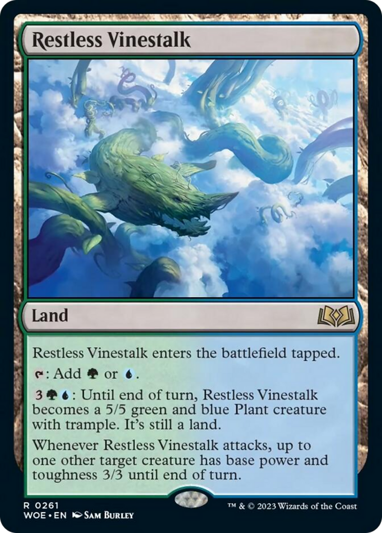 Restless Vinestalk [Wilds of Eldraine] | Tabernacle Games