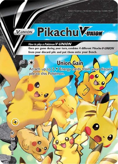 Pikachu V-UNION (SWSH139) (Celebrations) [Sword & Shield: Black Star Promos] | Tabernacle Games