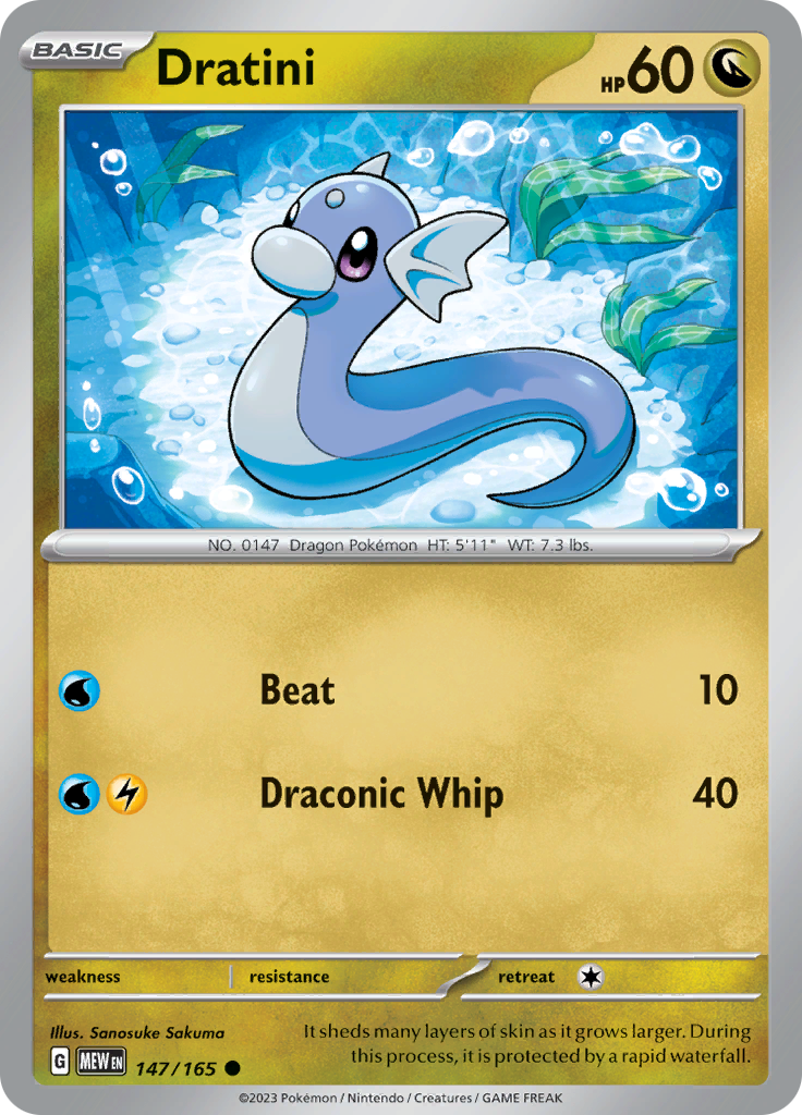 Dratini (147/165) [Scarlet & Violet: 151] | Tabernacle Games