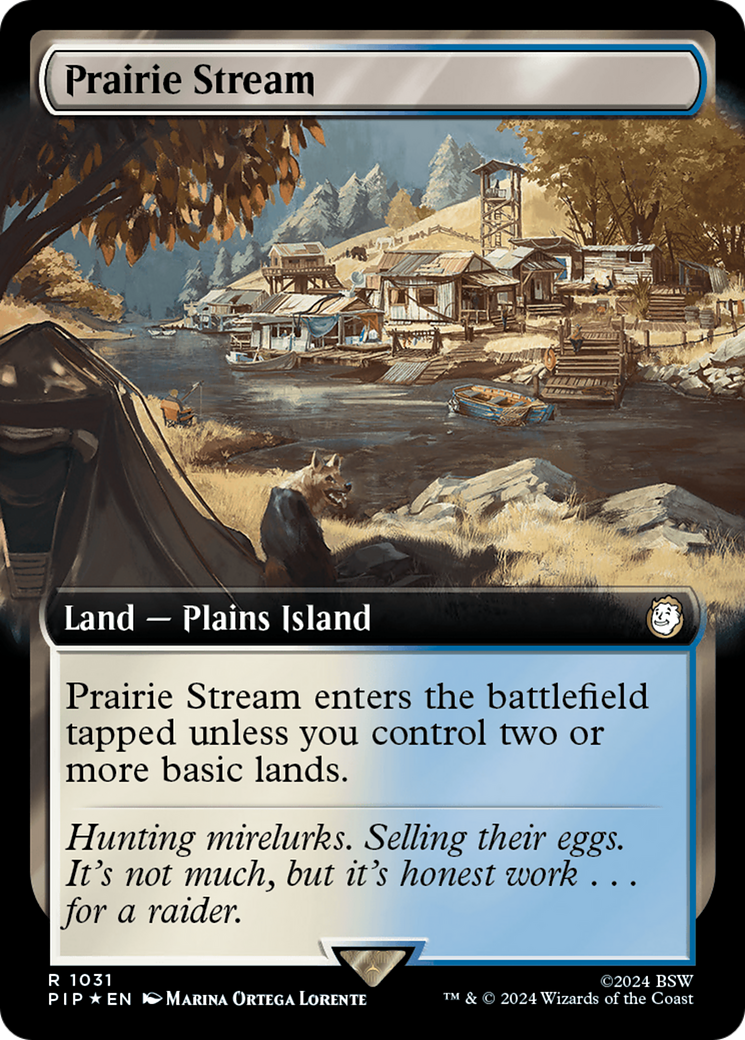 Prairie Stream (Extended Art) (Surge Foil) [Fallout] | Tabernacle Games