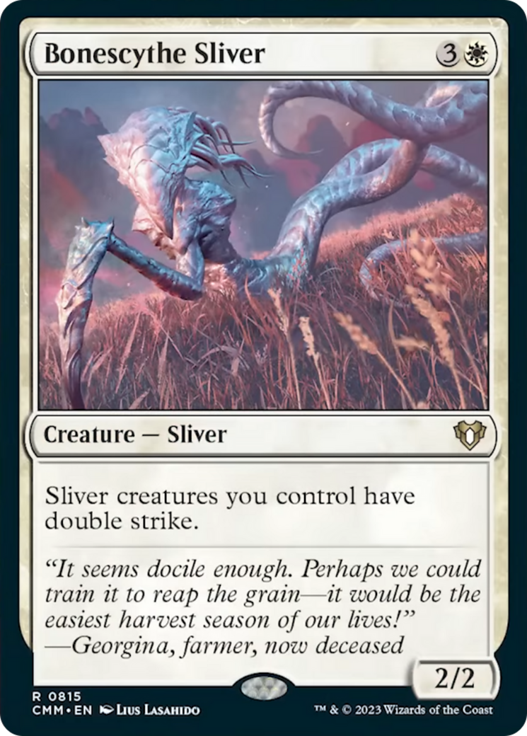 Bonescythe Sliver [Commander Masters] | Tabernacle Games