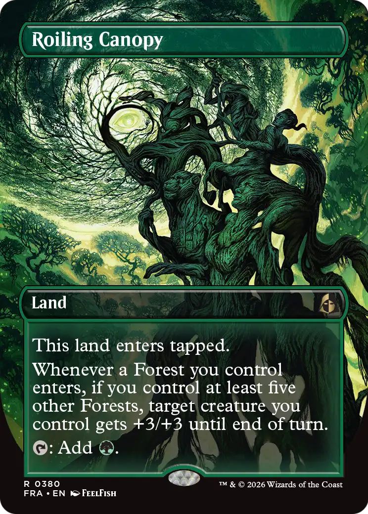 Roiling Canopy (Borderless) [Reality Fracture] | Tabernacle Games