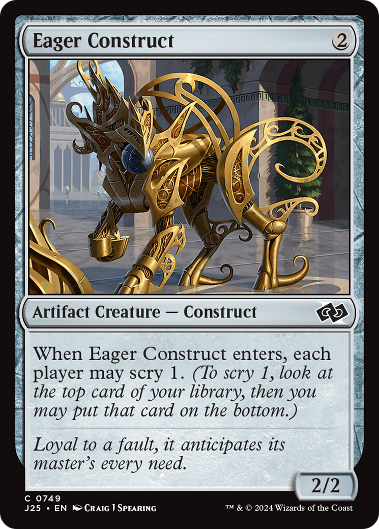 Eager Construct [Foundations Jumpstart] | Tabernacle Games