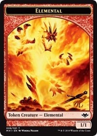 Elemental (008) // Squirrel (015) Double-Sided Token [Modern Horizons Tokens] | Tabernacle Games