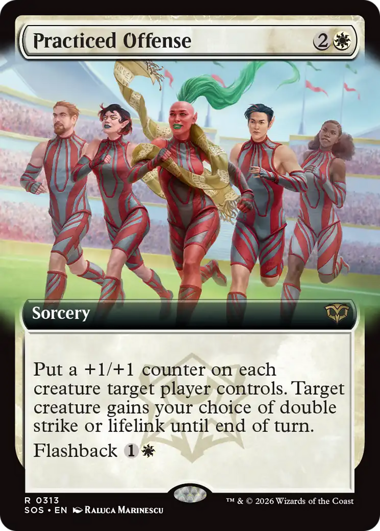 Practiced Offense (Extended Art) [Secrets of Strixhaven] | Tabernacle Games