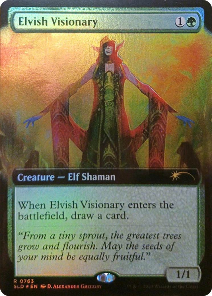 Elvish Visionary (Extended Art) [Secret Lair Drop Series] | Tabernacle Games