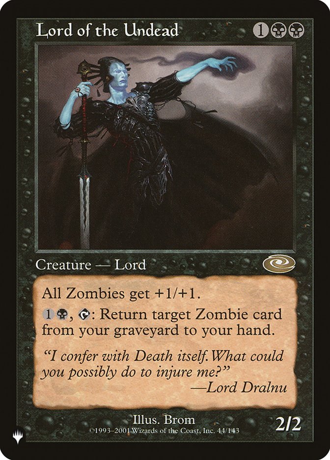 Lord of the Undead [The List] | Tabernacle Games
