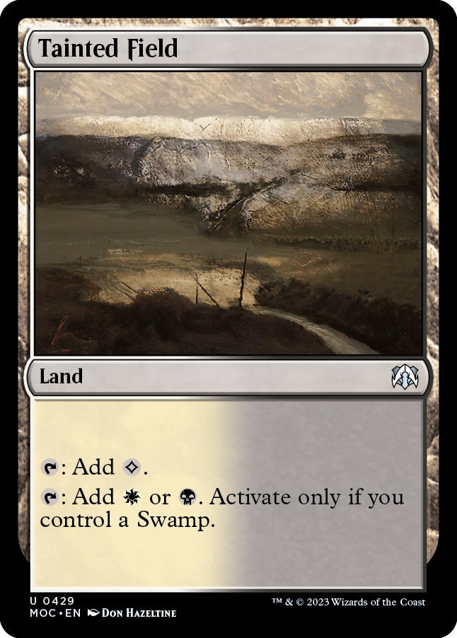 Tainted Field [March of the Machine Commander] | Tabernacle Games