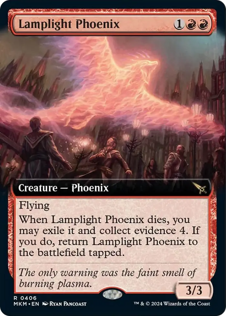 Lamplight Phoenix (Extended Art) [Murders at Karlov Manor] | Tabernacle Games