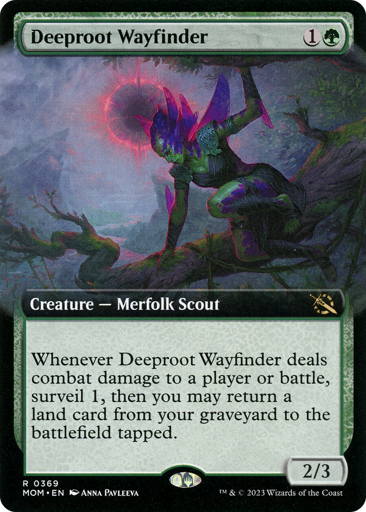 Deeproot Wayfinder (Extended Art) [March of the Machine] | Tabernacle Games