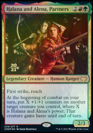 Halana and Alena, Partners [Innistrad: Crimson Vow Prerelease Promos] | Tabernacle Games