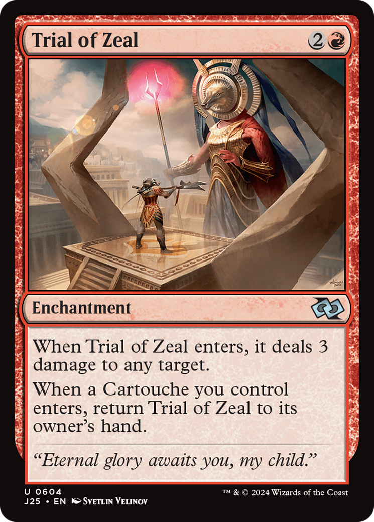 Trial of Zeal [Foundations Jumpstart] | Tabernacle Games