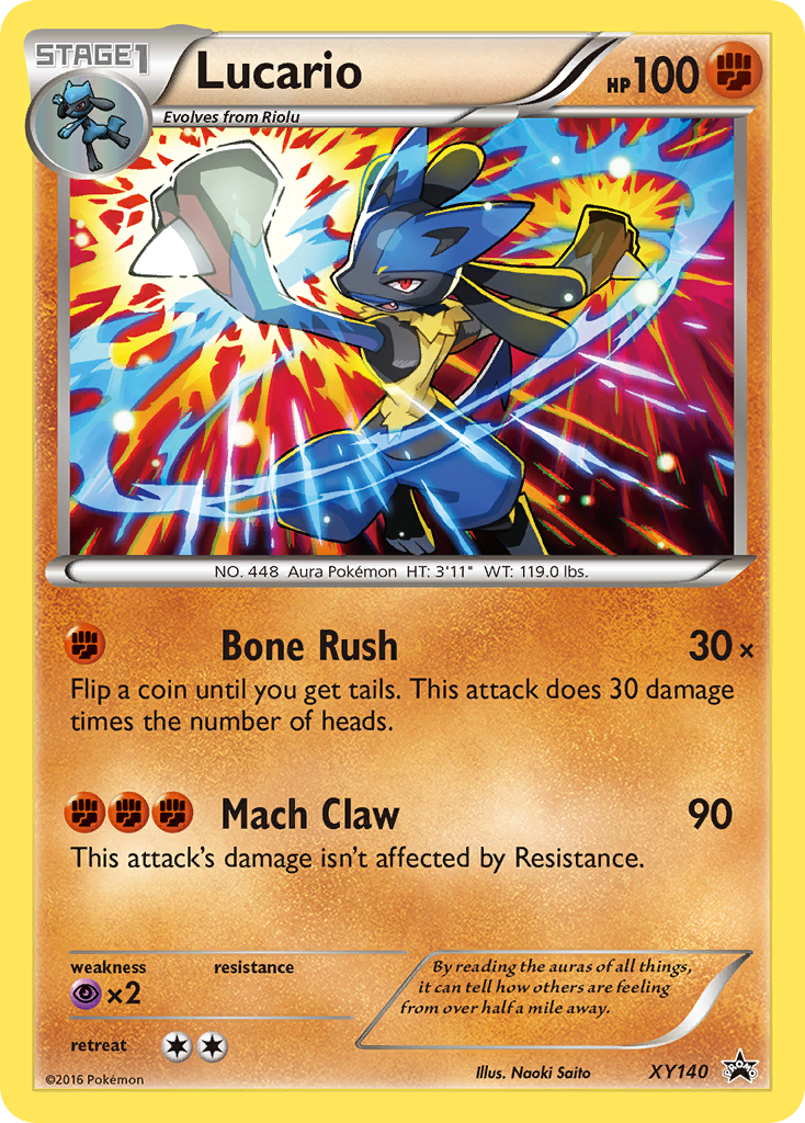 Lucario (XY140) [XY: Black Star Promos] | Tabernacle Games