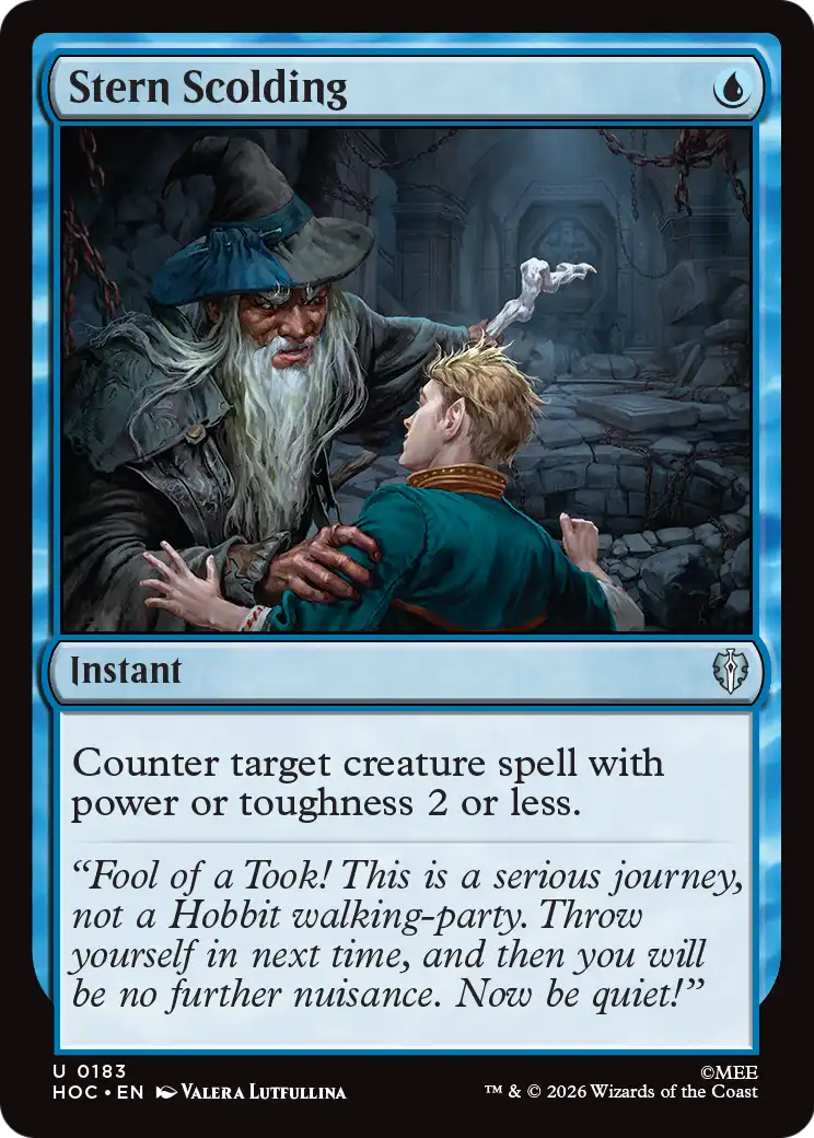 Stern Scolding [The Hobbit: Eternal-Legal] | Tabernacle Games