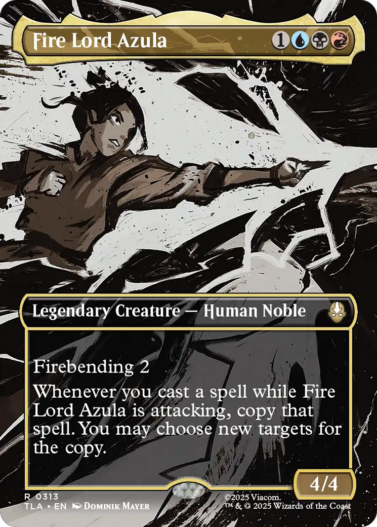 Fire Lord Azula (0313) (Borderless) [Avatar: The Last Airbender] | Tabernacle Games