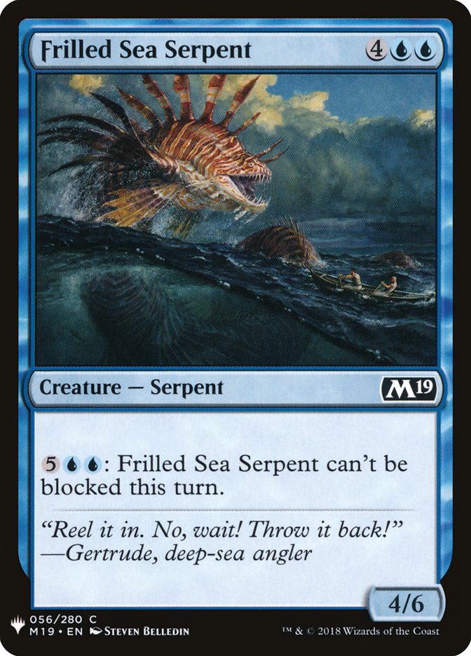 Frilled Sea Serpent [Mystery Booster] | Tabernacle Games